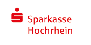 Logo sparkasse hochrhein rote schrift mit hintergrund